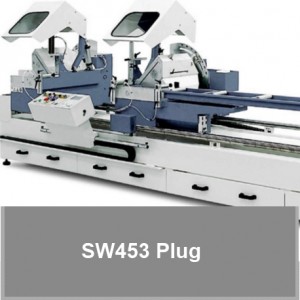 Double mitre saw for steel pipes